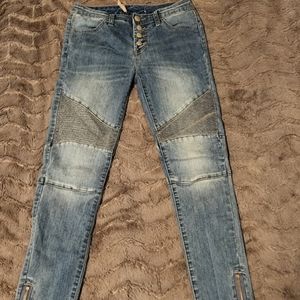 Mid rise Free People Moto Jeggings